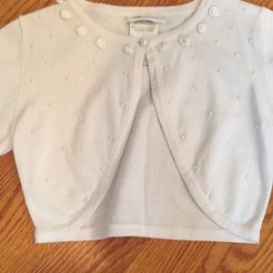 Girls Embellished bolero sweater